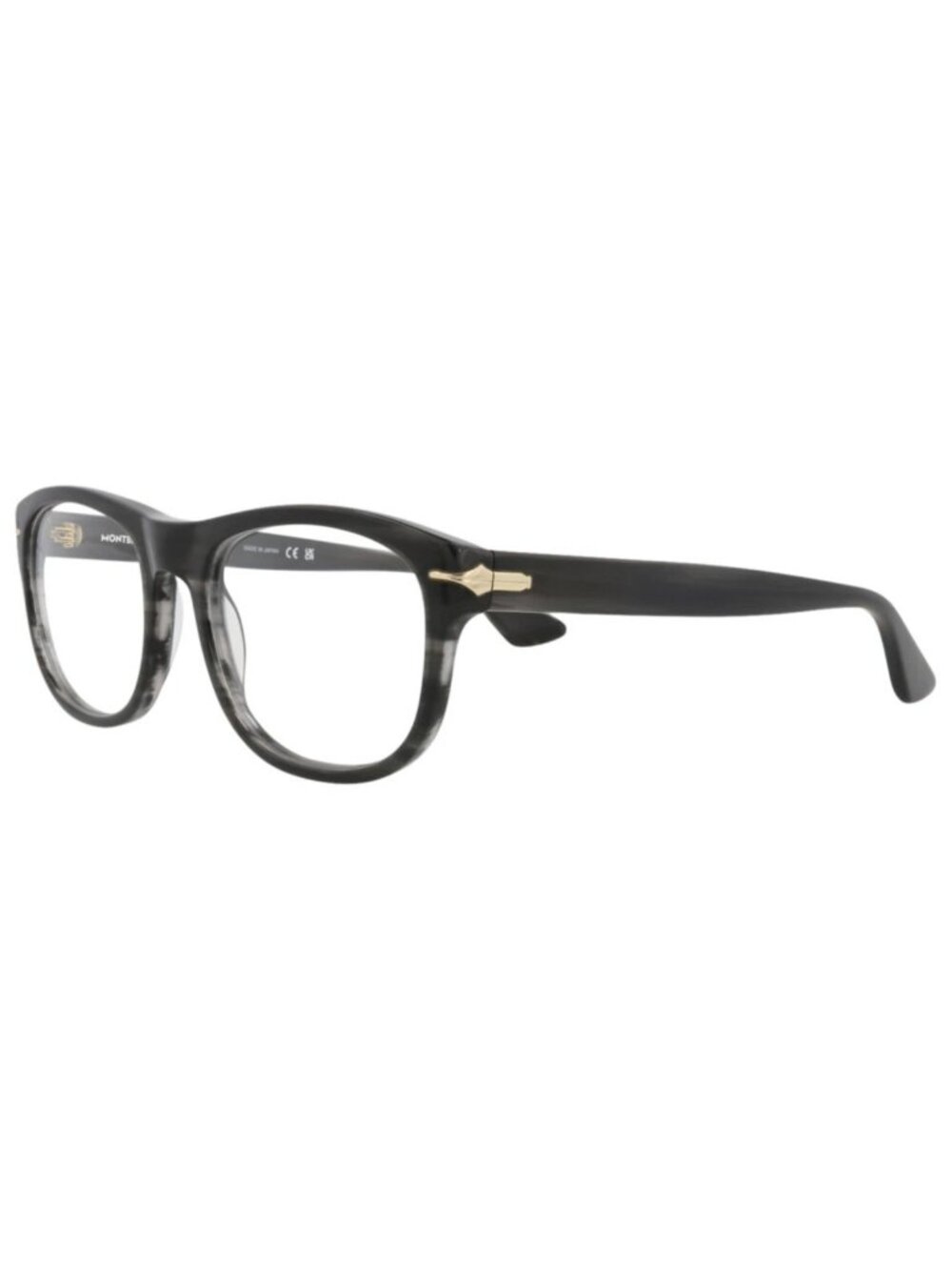 New Montblanc Women's Eyeglasses Square Rectangle Recycled Acetate Frame Mens